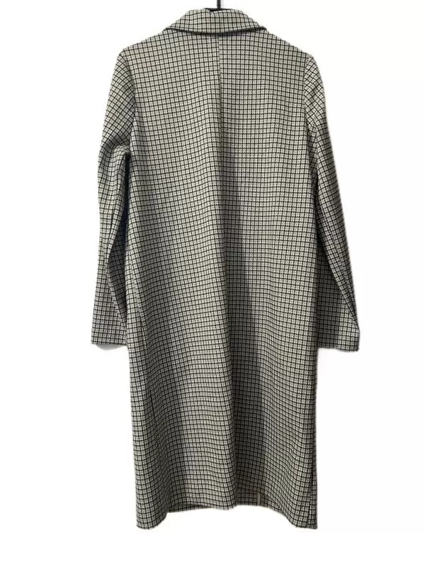 Palton H&M EU 32 | Crem, Carouri, Poliester - Image 2