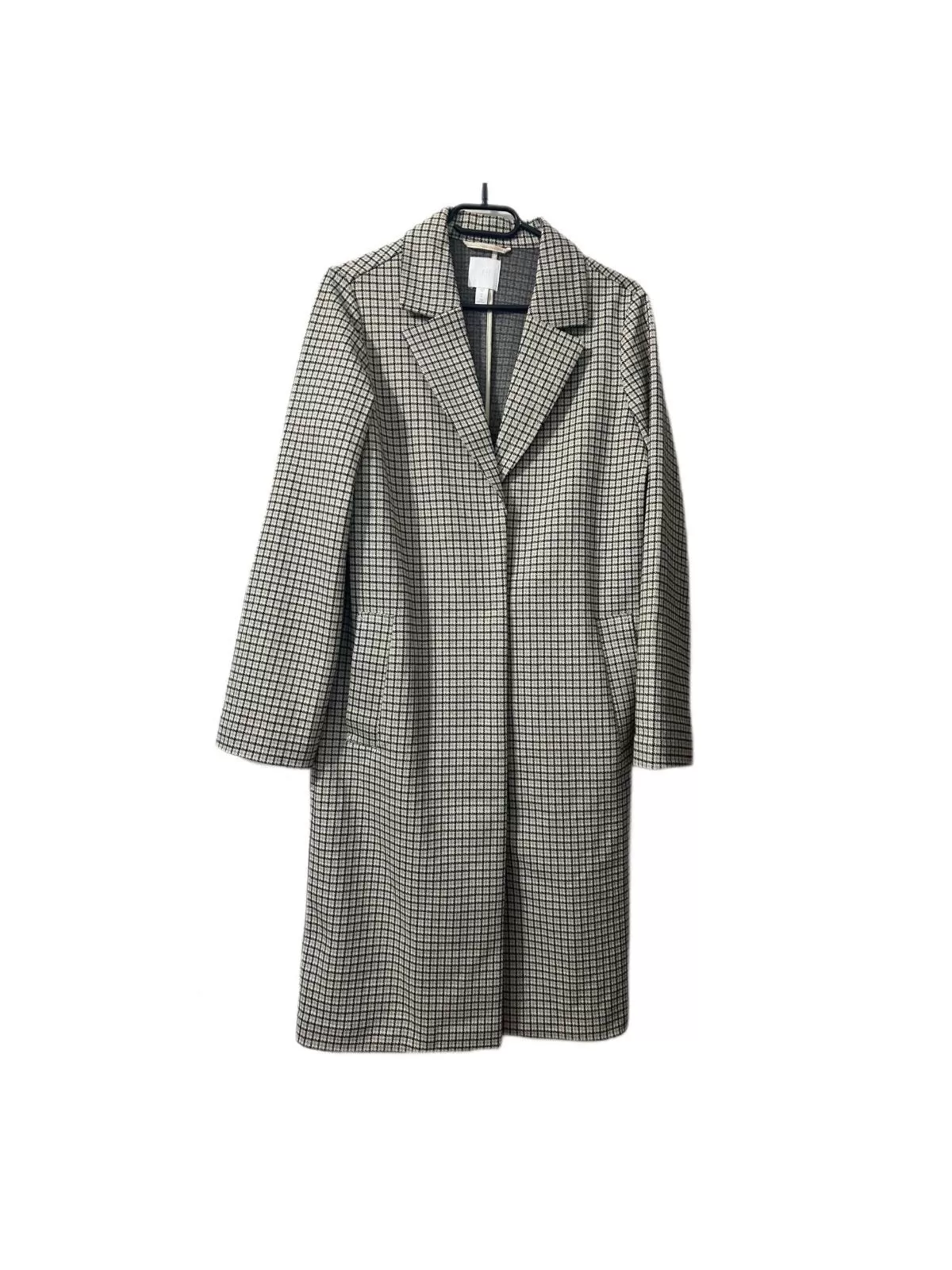 Palton H&M EU 32 | Crem, Carouri, Poliester