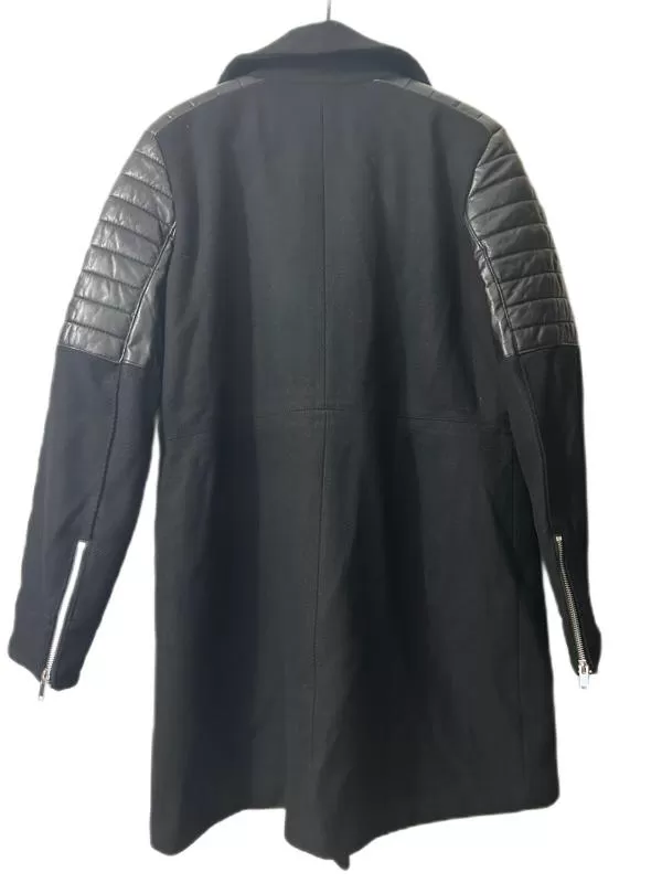 Palton lung Mango XL | Negru, Fără glugă, Poliester - Image 2