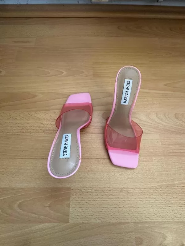 Sandale cu toc Steve Madden EU 37 | Fuchsia - Image 3