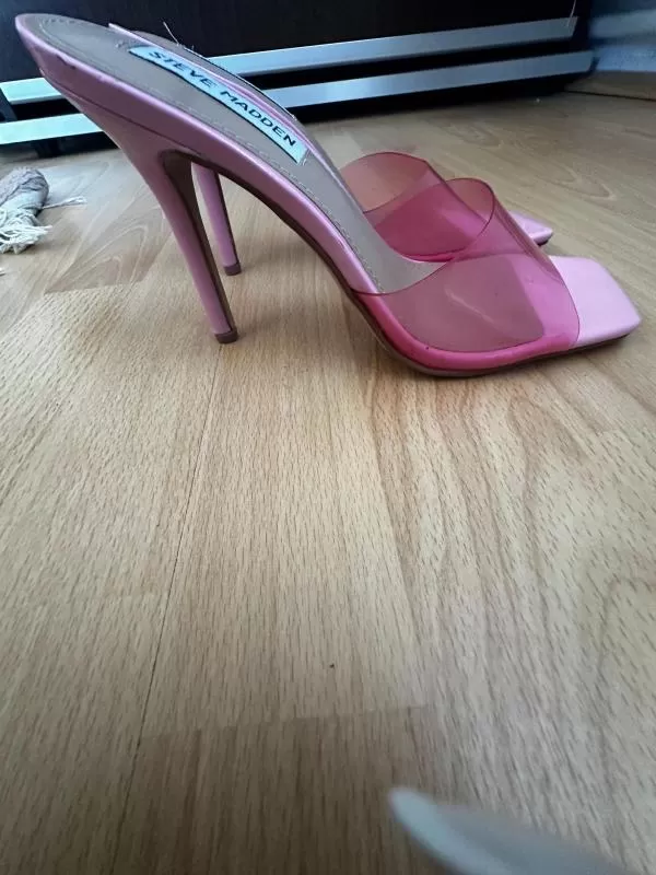 Sandale cu toc Steve Madden EU 37 | Fuchsia - Image 4