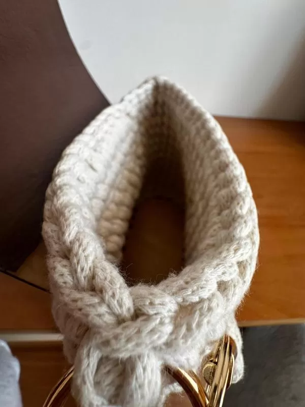 Geantă de mână Handmade | Bej, Bumbac - Image 7