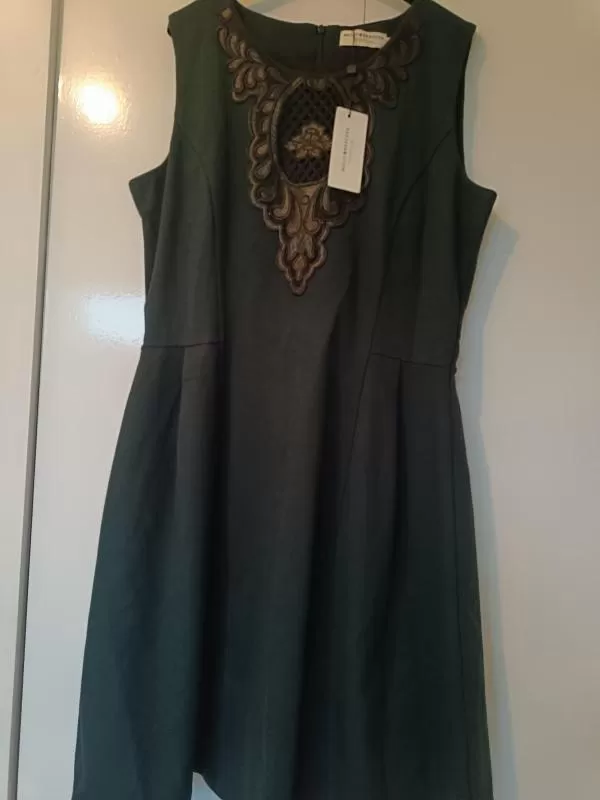 Rochie casual Molly Bracken EU 40 | Verde, Midi, Dantelă - Image 2