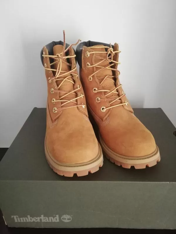 Ghete Timberland EU 38 | Maro, Monocrom, Piele naturală - Image 2