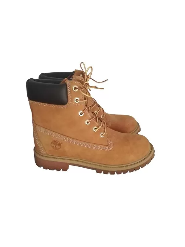 Ghete Timberland EU 38 | Maro, Monocrom, Piele naturală