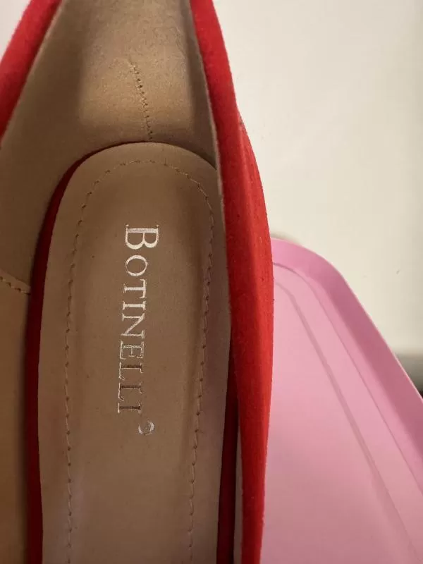 Pantofi cu toc înalt Botinelli EU 39 | Roșu, Piele lăcuită - Image 5