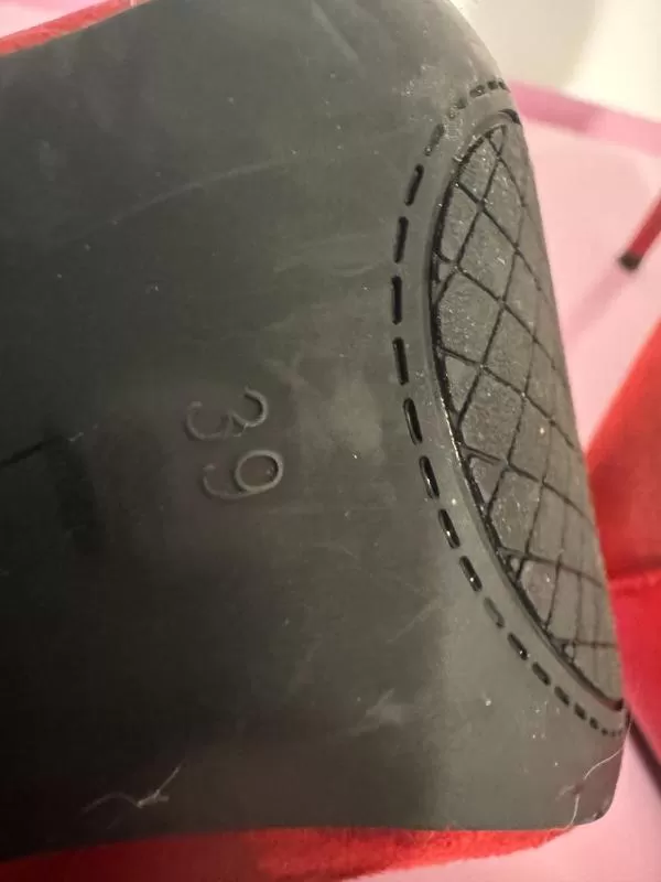 Pantofi cu toc înalt Botinelli EU 39 | Roșu, Piele lăcuită - Image 6