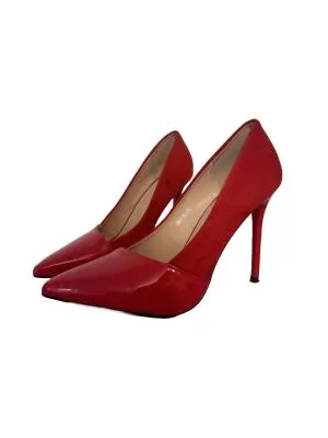 Pantofi cu toc înalt Botinelli EU 39 | Roșu, Piele lăcuită