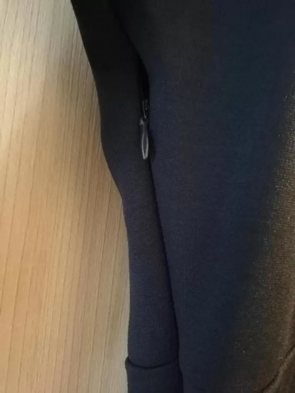 Rochie casual Natalee M | Bleumarin, Midi, Mânecă trei sferturi, Monocrom, Vâscoză - Image 10