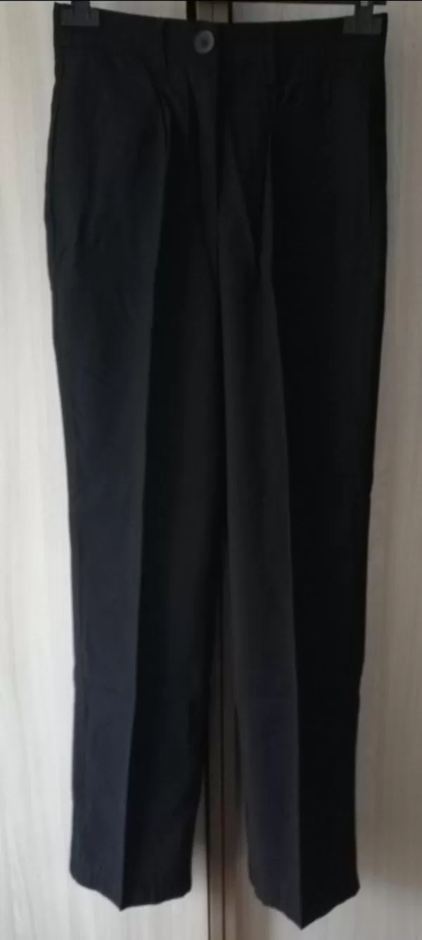 Pantaloni LC WAIKIKI EU 36 | Negru, Lungi, Talie înaltă, Wide Leg fit, Eleganți Stofă, Monocrom, Vâscoză - Image 6