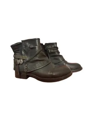Ghete EU 39 | Negru, Piele ecologică