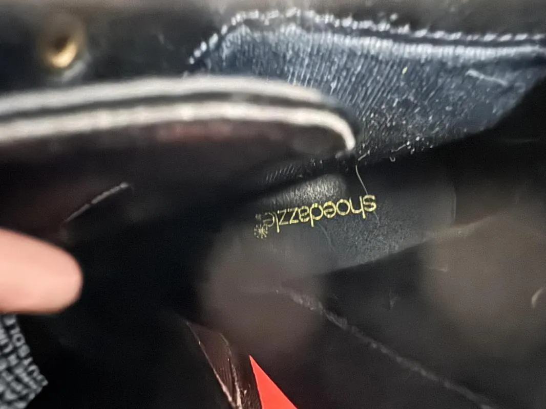 Ghete SHOEDAZZLE EU 40 | Negru, Piele ecologică - Image 11