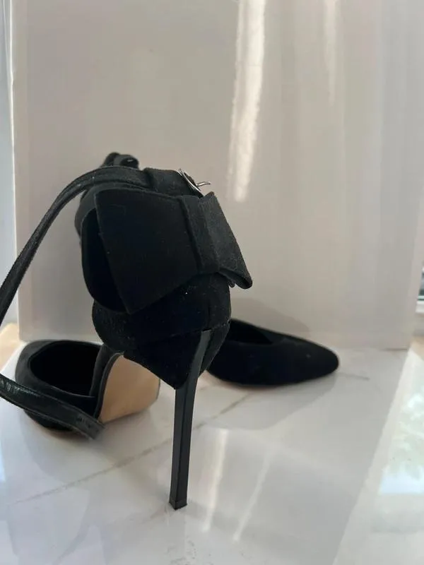 Pantofi cu toc înalt L&L EU 40 | Negru, Piele ecologică - Image 6