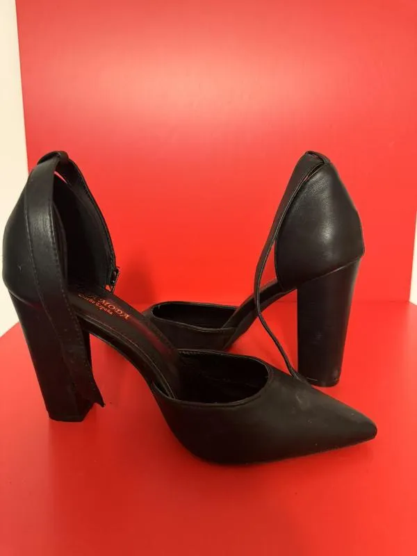 Pantofi cu toc înalt ALTA MODA EU 40 | Negru, Piele ecologică - Image 9
