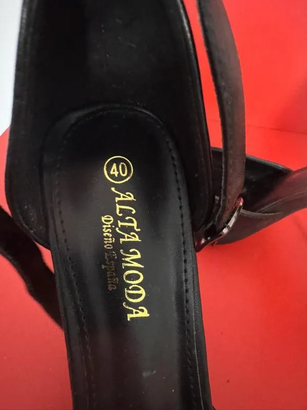 Pantofi cu toc înalt ALTA MODA EU 40 | Negru, Piele ecologică - Image 8