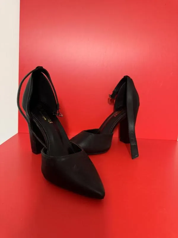 Pantofi cu toc înalt ALTA MODA EU 40 | Negru, Piele ecologică - Image 3