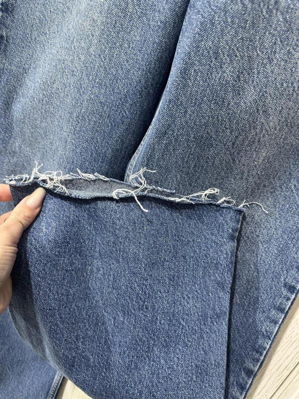 Blugi Pull&Bear EU 36 | Albastru, Lungi, Talie înaltă, Wide Leg fit - Image 5