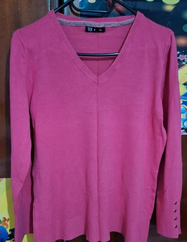 Pulover cu anchior Tex XL | Fuchsia, Normal, Mânecă lungă, Regular fit - Image 2