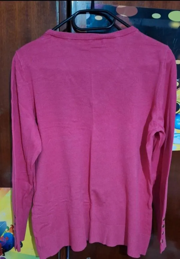 Pulover cu anchior Tex XL | Fuchsia, Normal, Mânecă lungă, Regular fit - Image 3