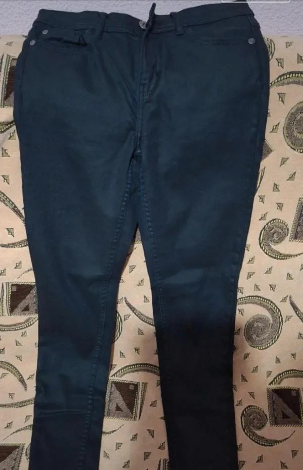 Blugi Denim EU 38 | Negru, Lungi, Talie medie, - Image 6