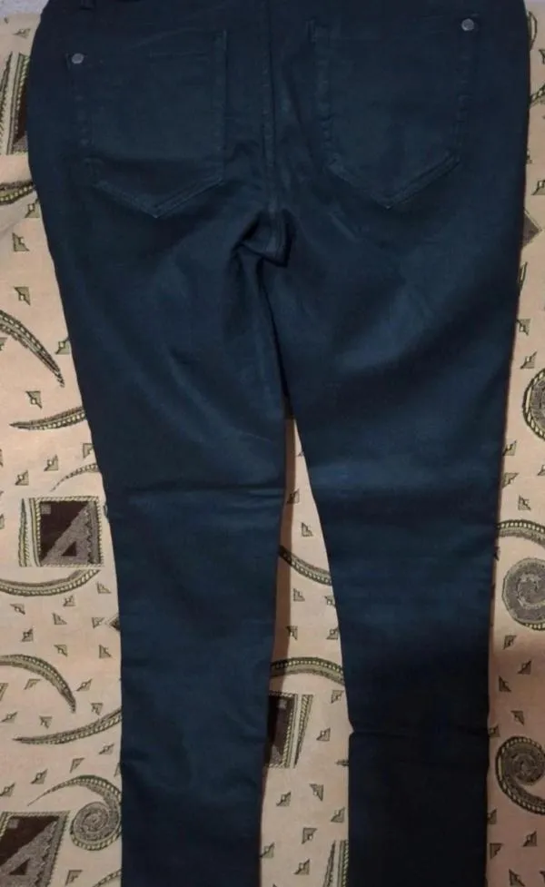 Blugi Denim EU 38 | Negru, Lungi, Talie medie, - Image 7