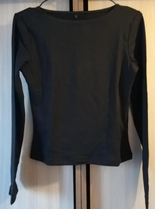 Bluză Trendyol EU 36 | Negru, Normal, Mânecă lungă, Monocrom, Bumbac - Image 6