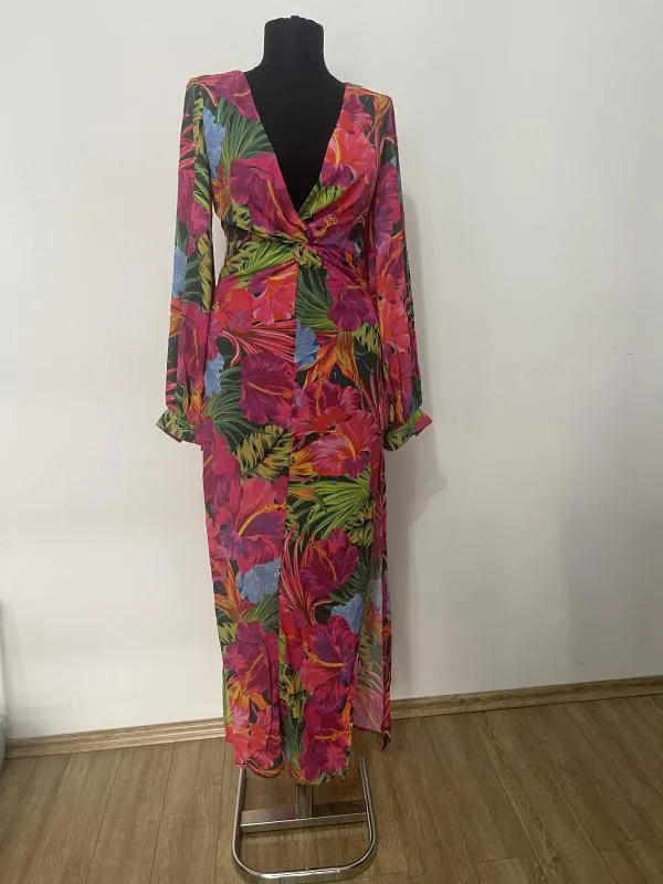 Rochie de plajă EU 38 | Fuchsia, Maxi - Image 2