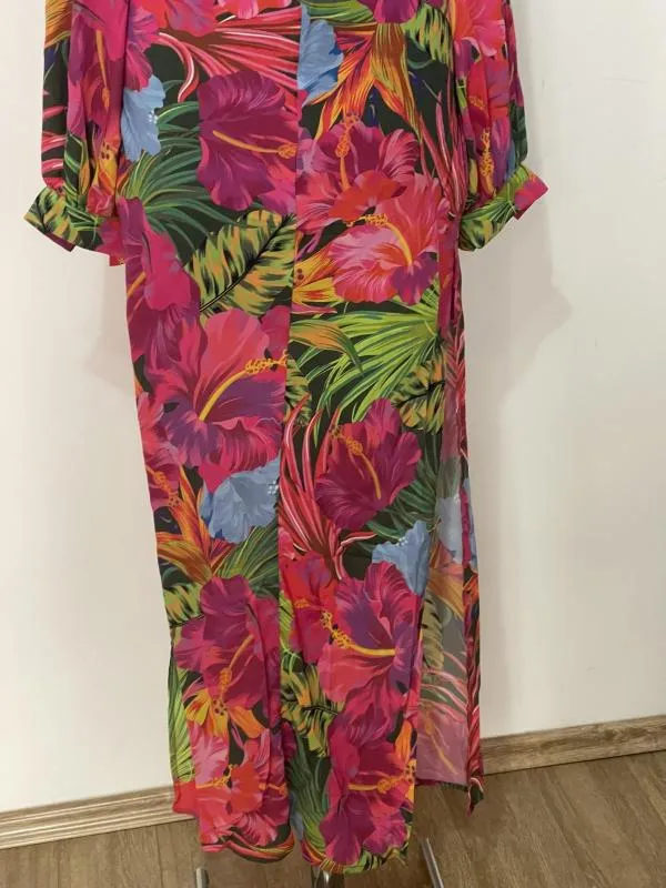 Rochie de plajă EU 38 | Fuchsia, Maxi - Image 6