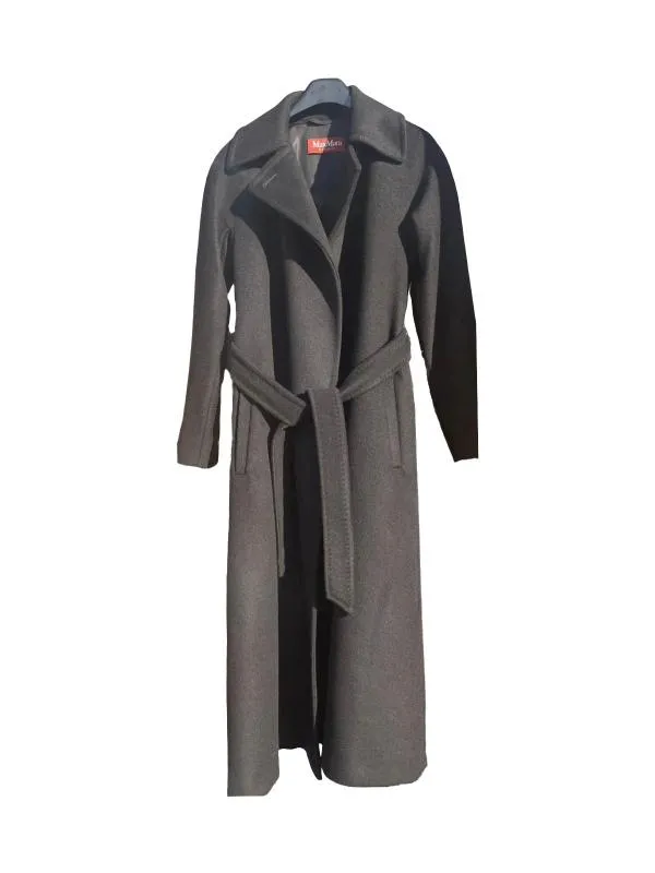 Palton din lână Max Mara EU 34 | Negru, Fără glugă, Lână