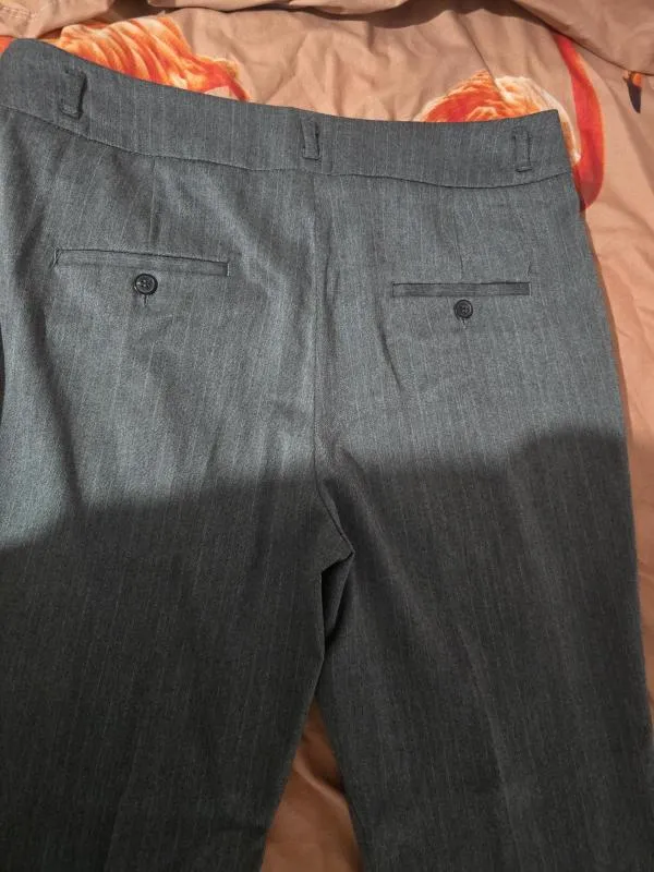 Pantaloni Zara XL | Gri, Poliuretan - Image 3