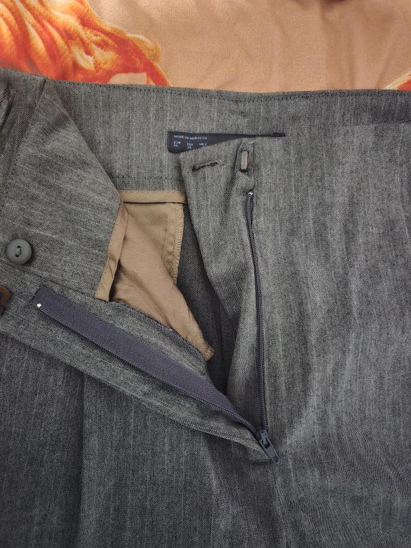 Pantaloni Zara XL | Gri, Poliuretan - Image 4