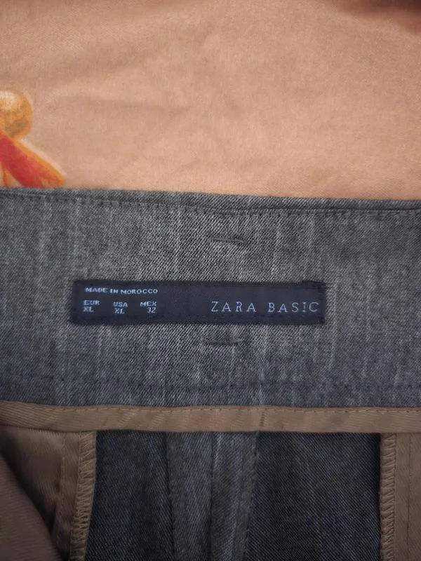 Pantaloni Zara XL | Gri, Poliuretan - Image 6