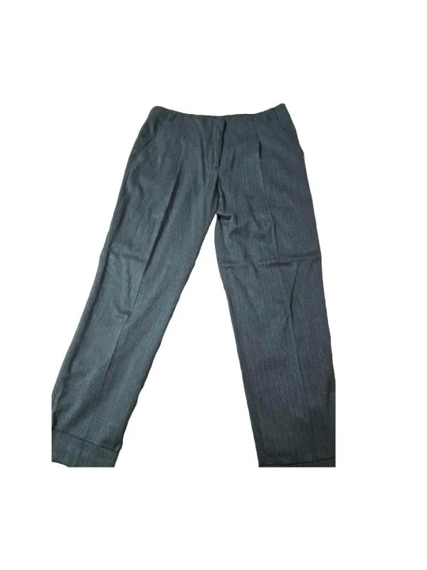 Pantaloni Zara XL | Gri, Poliuretan