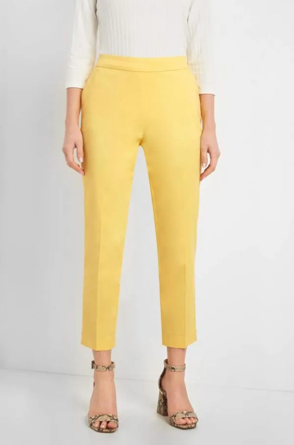 Pantaloni Orsay EU 40 | Galben, Lungi, Skinny fit, Poliester - Image 2