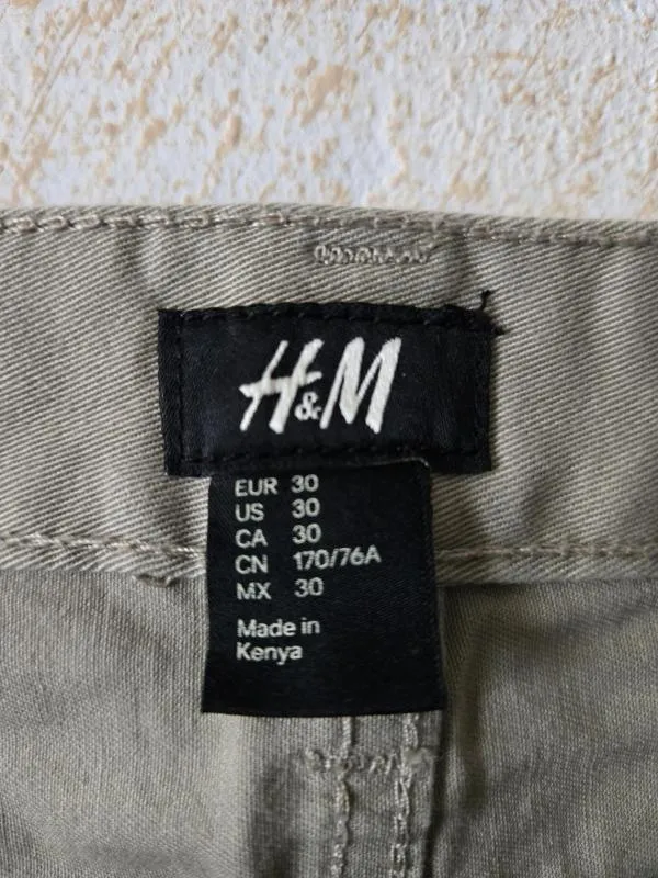Blugi H&M EU 30 | Bej, Talie medie, Skinny fit - Image 4