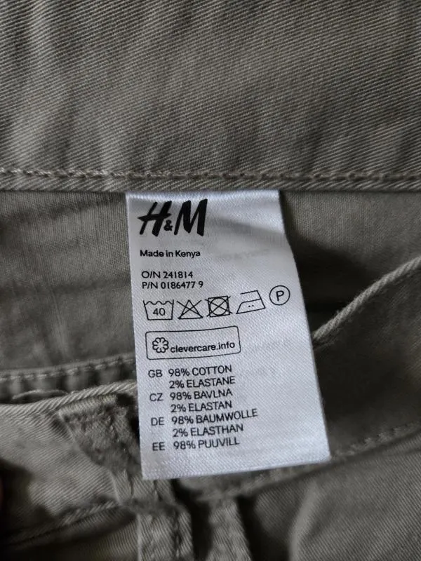 Blugi H&M EU 30 | Bej, Talie medie, Skinny fit - Image 5