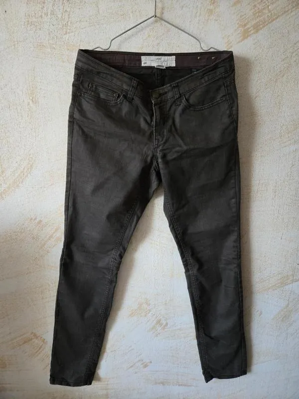 Blugi H&M EU 40 | Negru, Lungi, Talie medie, Skinny fit, Bumbac - Image 2