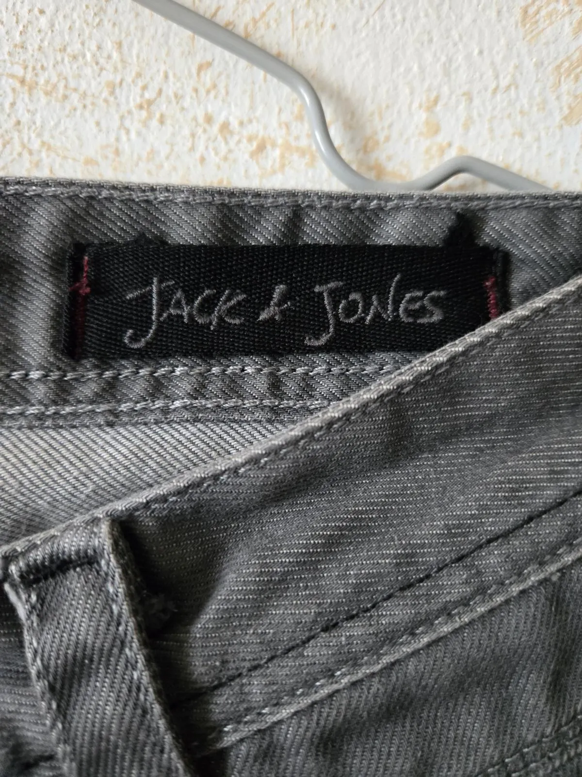 Blugi Jack&Jones EU 30 | Gri, Talie înaltă, Regular (Standard) fit, Bumbac - Image 4
