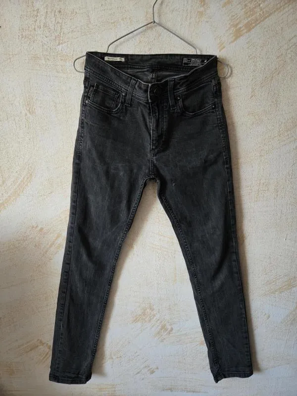 Blugi Jack&Jones EU 30 | Negru, Talie medie, Skinny fit, Bumbac - Image 2