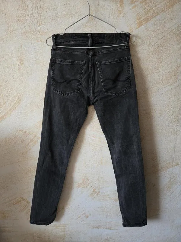 Blugi Jack&Jones EU 30 | Negru, Talie medie, Skinny fit, Bumbac - Image 3