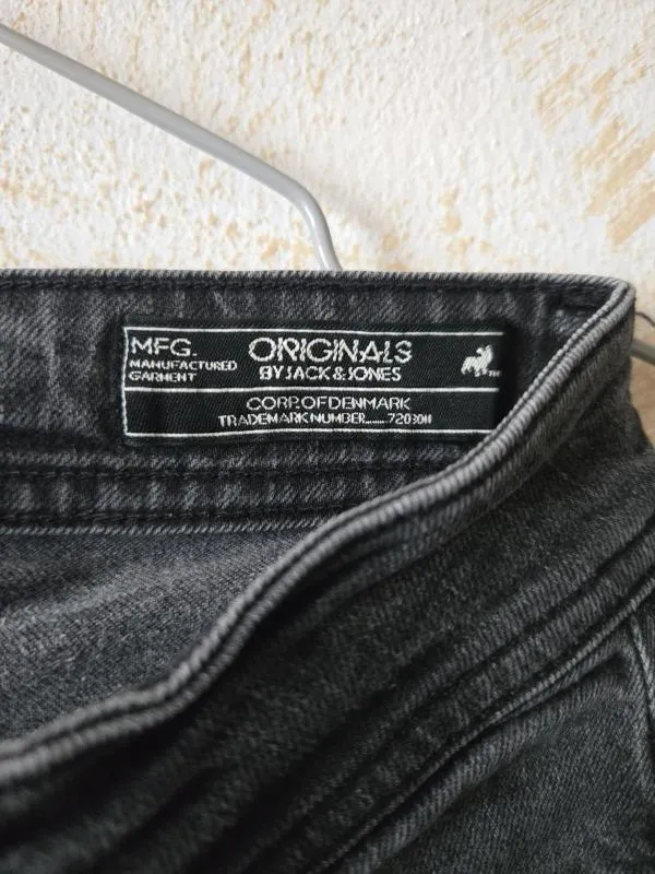 Blugi Jack&Jones EU 30 | Negru, Talie medie, Skinny fit, Bumbac - Image 4