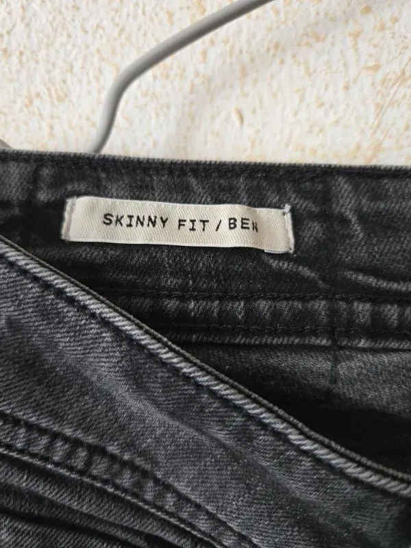 Blugi Jack&Jones EU 30 | Negru, Talie medie, Skinny fit, Bumbac - Image 5