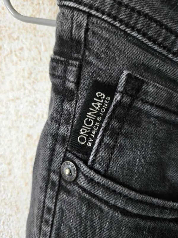Blugi Jack&Jones EU 30 | Negru, Talie medie, Skinny fit, Bumbac - Image 6