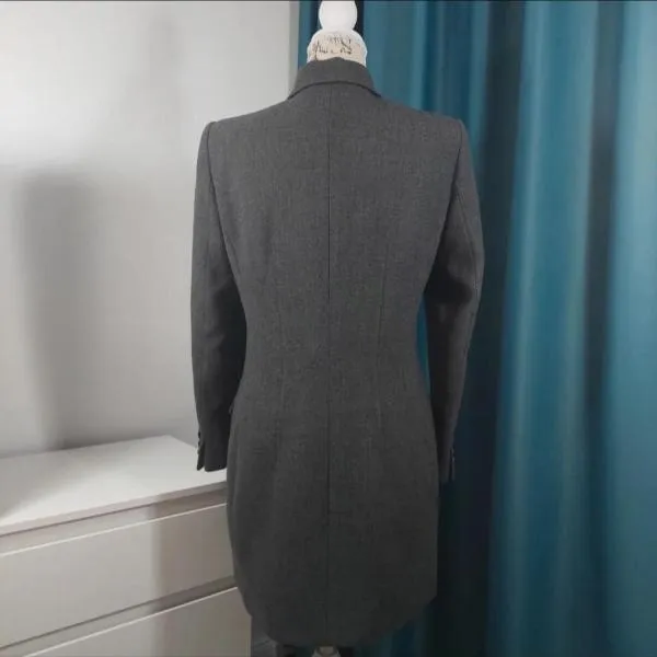 Palton din lână Dolce & Gabbana EU 44 | Gri, Fără glugă, Petite, Lână - Image 3