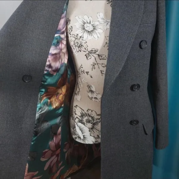 Palton din lână Dolce & Gabbana EU 44 | Gri, Fără glugă, Petite, Lână - Image 4