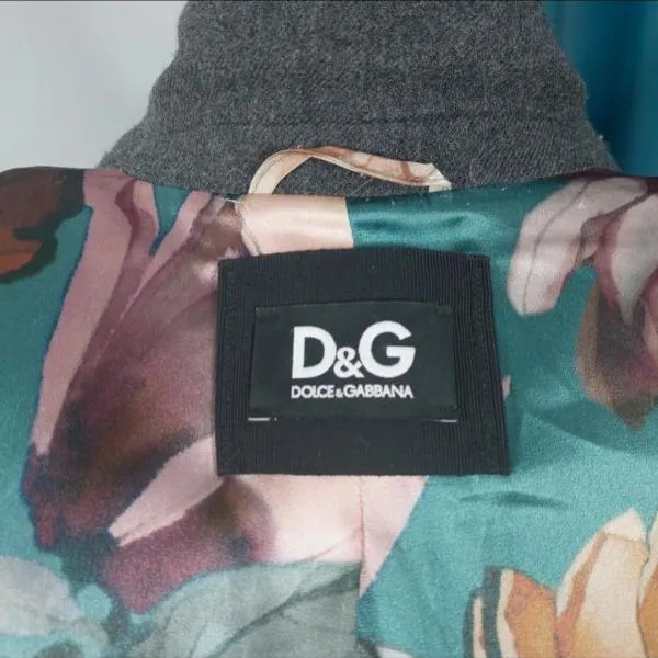 Palton din lână Dolce & Gabbana EU 44 | Gri, Fără glugă, Petite, Lână - Image 5