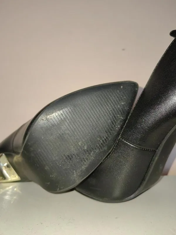 Pantofi cu toc înalt Shein EU 36 | Negru, Piele ecologică - Image 3