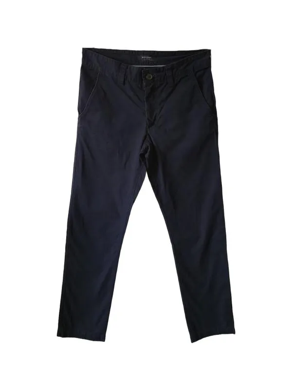 Pantaloni Manguun Collection EU 44 | Bleumarin, Slim fit, Chino, Bumbac
