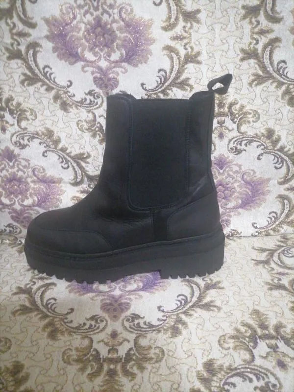 Ghete Selected Femme EU 40 | Negru, Piele naturală - Image 2