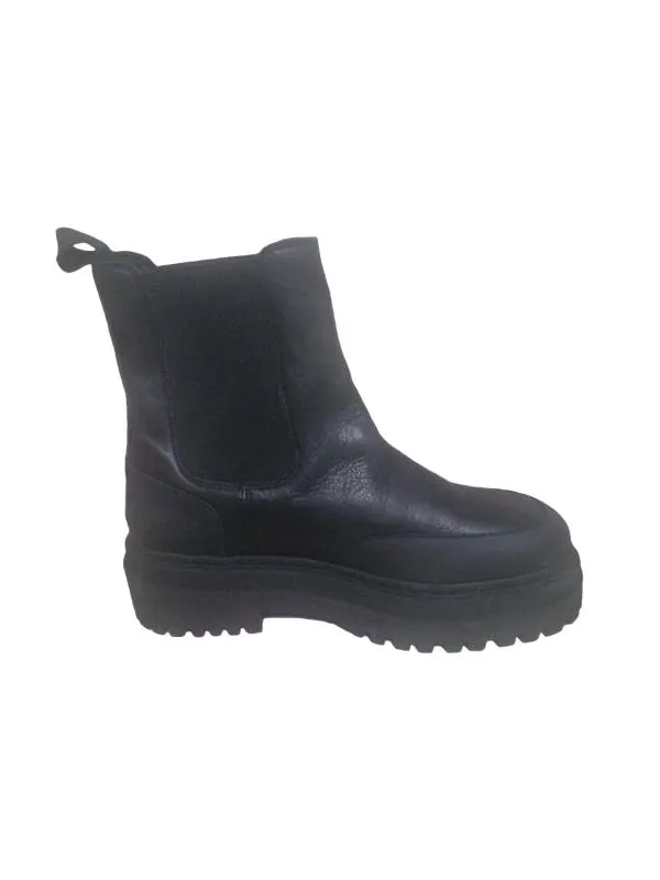 Ghete Selected Femme EU 40 | Negru, Piele naturală